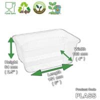 Eco-Friendly Compostable Sandwich & Cake Sofa Trays | Plant-Based PLA