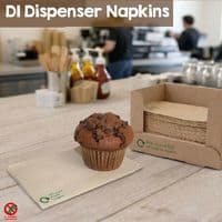 Eco-Friendly Kraft Compostable Napkins | Plastic-Free & Unbleached |100 to 250