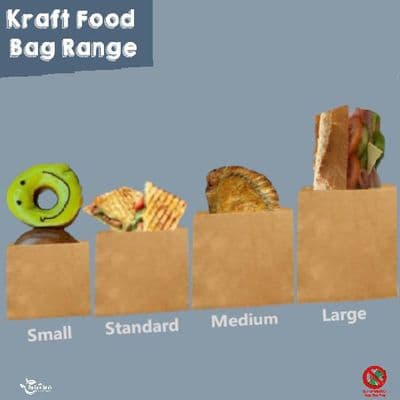 Eco-Friendly Kraft Paper Bakery Bags | 100% Home Compostable & Biodegradable