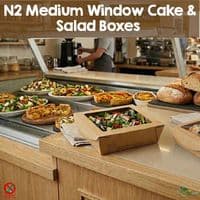 Compostable Sandwich & Salad Boxes with Window | The Pure Option