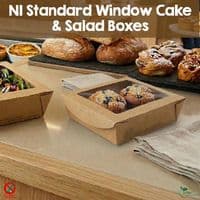 Compostable Sandwich & Salad Boxes with Window | The Pure Option