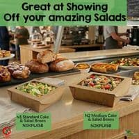Compostable Sandwich & Salad Boxes with Window | The Pure Option