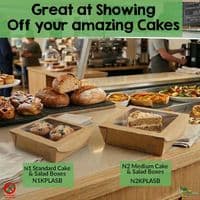 Compostable Sandwich & Salad Boxes with Window | The Pure Option