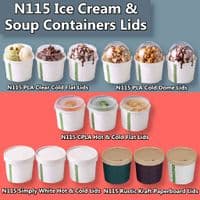 Enviroware Biodegradable Compostable Ice Cream & Soup Containers | 16oz | Pack of 25