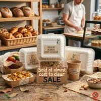Freshco Medium Biodegradable Compostable Food Trays | Pack of 50