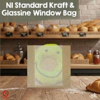 Glassine Rustic Standard Food Bags – 100% Home Compostable & Plastic-Free