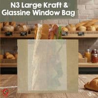 Glassine Rustic Standard Food Bags – 100% Home Compostable & Plastic-Free