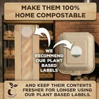 Glassine Rustic Standard Food Bags – 100% Home Compostable & Plastic-Free