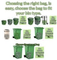 Heavy-Duty Biodegradable & Compostable Bin Liner Bags | 100L – 140 Litre Bins