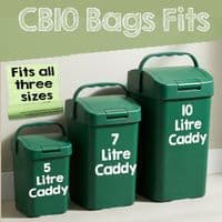 Heavy-Duty Biodegradable & Compostable Bin Liner Bags | 160 to 240 Litre