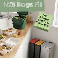 Heavy-Duty Biodegradable & Compostable Bin Liner Bags | 160 to 240 Litre