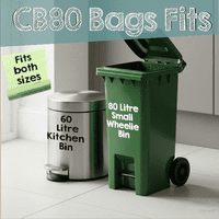 Heavy-Duty Biodegradable & Compostable Bin Liner Bags | 160 to 240 Litre