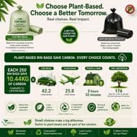 Heavy-Duty Biodegradable & Compostable Bin Liner Bags | 7L – 240L