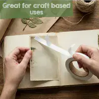 HighTack Easy Peel Compostable Double Sided Tape | 50m Roll