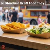 Kraft Basics Compostable & Recyclable Food Trays