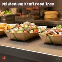 Kraft Basics Compostable & Recyclable Food Trays