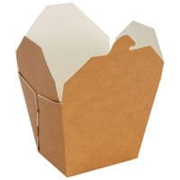 Kraft Compostable Noodle Food Boxes | Sold at Less Than Cost | Pack of 50
