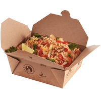Large StrEAT Food Biodegradable Compostable Food Container Boxes | Packs of 50