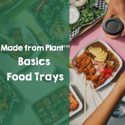 Made from Plants Basics Biodegradable Compostable Food Trays