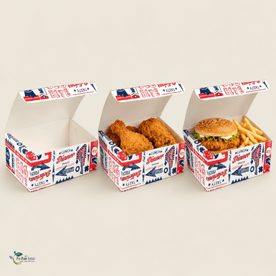 Medium Freshco Biodegradable Compostable Fried Chicken Boxes | Pack of 50