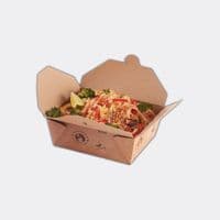 Medium StrEAT Compostable Biodegradable Takeaway Food Container Boxes | Pack of 50