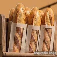 N1 Artisan Biodegradable Compostable Baguette Bags 14x4