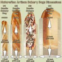 N1 Artisan Biodegradable Compostable Baguette Bags 14x4