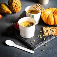 N1 Bulk Paper Wrapped Compostable Biodegradable Full Cutlery Set x 250