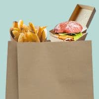 N1 Bulk Premium Standard Biodegradable Compostable Disposable Paper Bags 13x7