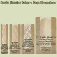 N1 Bulk Rustic Biodegradable Compostable Baguette Bags 14x4