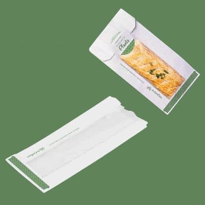 N1 Bulk Standard Biodegradable Compostable Natureflex Hot Food Bags 9x4