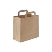 N1 Bulk Standard Biodegradable Compostable Paper Handled Carrier Bags 10x9