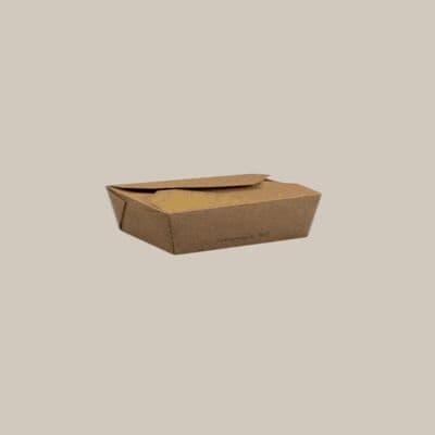 N1 Bulk Standard Biodegradable Compostable Takeaway Food Carton Boxes x 300