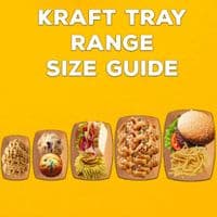 N1 Bulk Standard Kraft Budget Biodegradable Compostable Food Trays 8oz x 1000