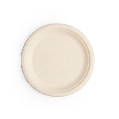 N1 Bulk Standard Premium Biodegradable Compostable Round Plates 7