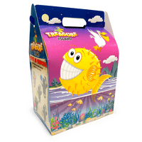 N1 Cardboard Compostable Jungle Birthday Party Gift Boxes 53oz x 10