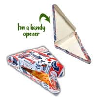 N1 Freshco Compostable Pizza Slice Tray & Lid | Pack of 50