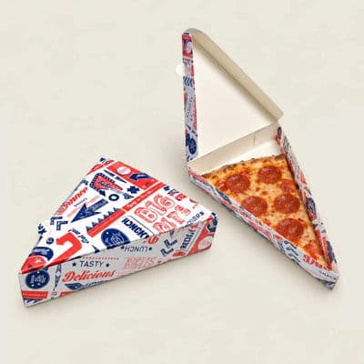 N1 Freshco Compostable Pizza Slice Tray & Lid | Pack of 50