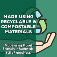 N1 Kraft PLA Compostable Biodegradable Cake & Sandwich Box x 100