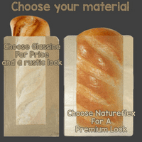 N1 Rustic Biodegradable Compostable Baguette Bags 14x4
