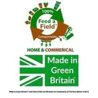 N1 Standard Kraft Compostable Biodegradable Chips & Fries Scoop Boxes 13oz x 100