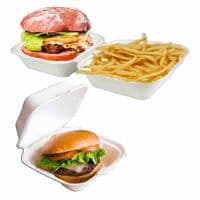 N1 Standard Sugarcane Biodegradable Compostable Burger Boxes 5