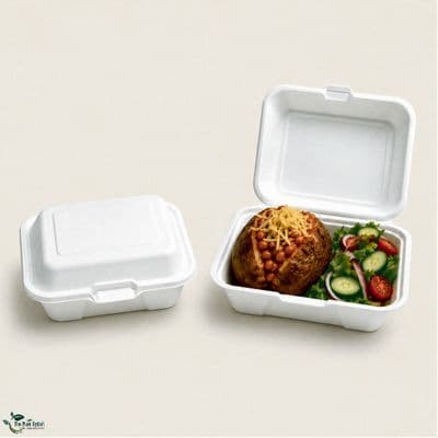 N1 Standard Sugarcane Takeaway Food Boxes 7 x 5