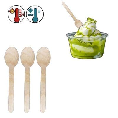 N1 Wood Compostable Recyclable Disposable Spoons 6.5