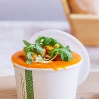 N115 Bulk CPLA Biodegradable Compostable Hot & Cold Flat Lids 115mm x 500