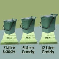 N12 Greenaware Premium Compostable Food Waste Caddy Bags 7-12L