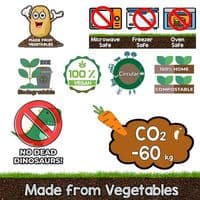 N12 Greenaware Premium Compostable Food Waste Caddy Bags 7-12L