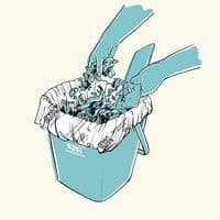 N12 Greenaware Premium Compostable Food Waste Caddy Bags 7-12L