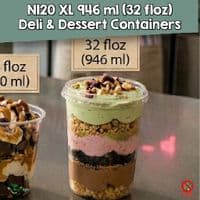 N120 Biodegradable Compostable Lid for Deli Containers 120mm x 75