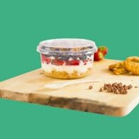 N120 Small Biodegradable Compostable Dessert & Deli Salad Containers 8oz x 50